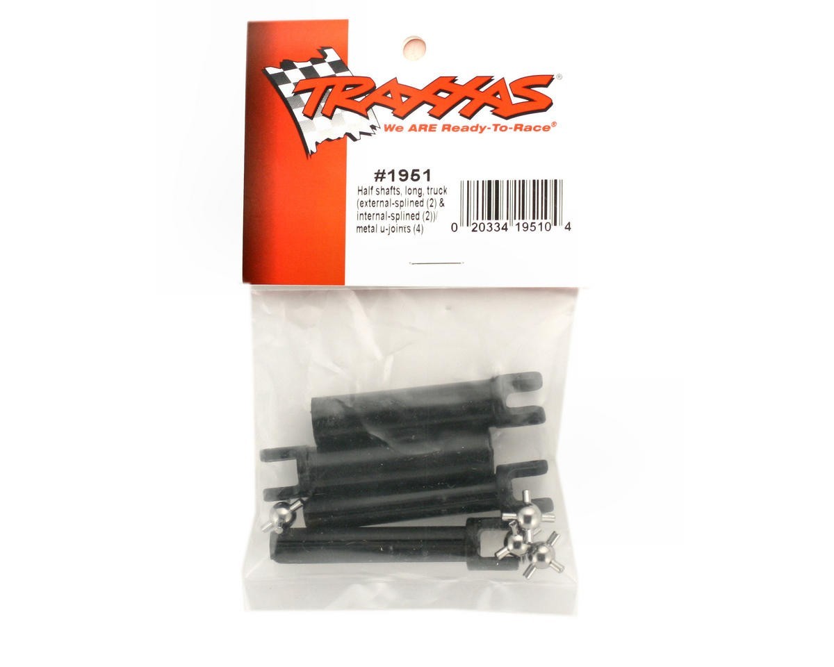 Traxxas TRA1951 Long Truck Half Shafts Driveshafts U-Joints Slash Rustler Stampe