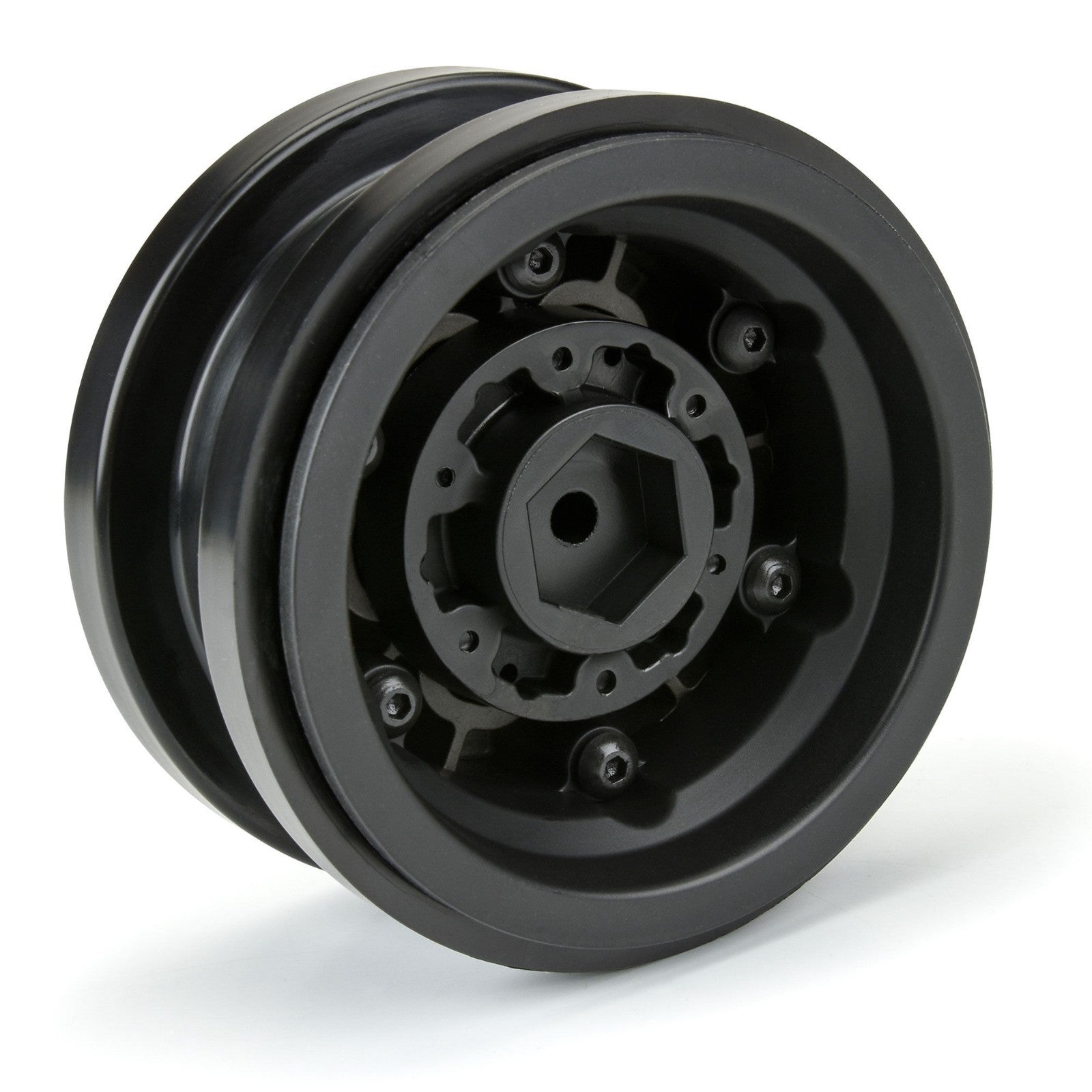 Pro-Line 2.9" Black Rhino Armory Aluminum SCX6 Wheels, Gunmetal (2) PRO282600