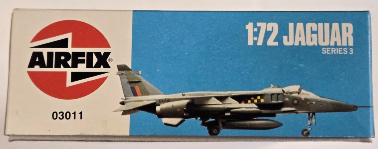 Airfix B.A.C. Jaguar G.R.1 Military Jet 1:72 Model Kit 1986