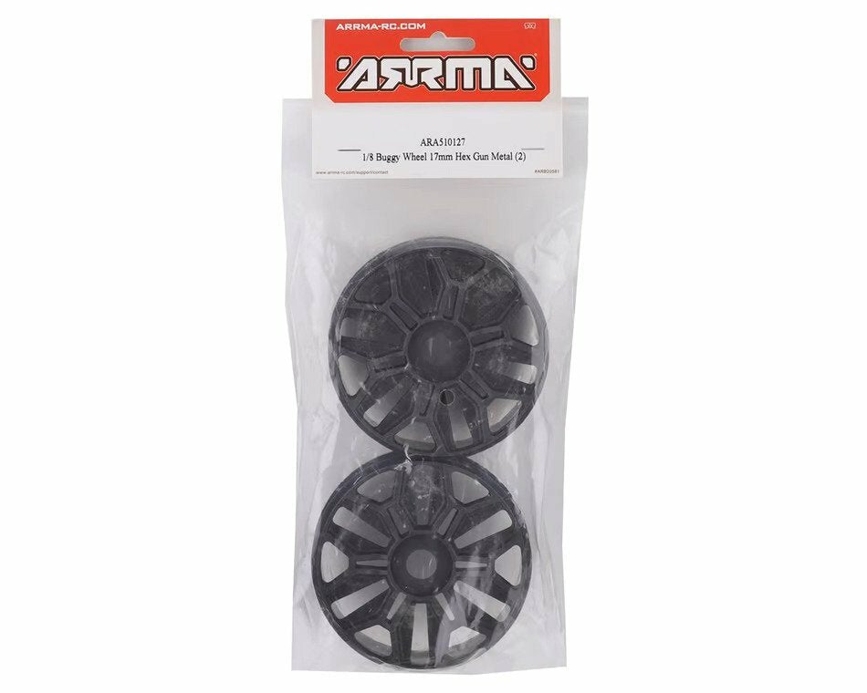 Arrma ARA510127 510127 1/8 Buggy Wheel 17mm Hex Gun (2): Typhon 3S BLX Buggy