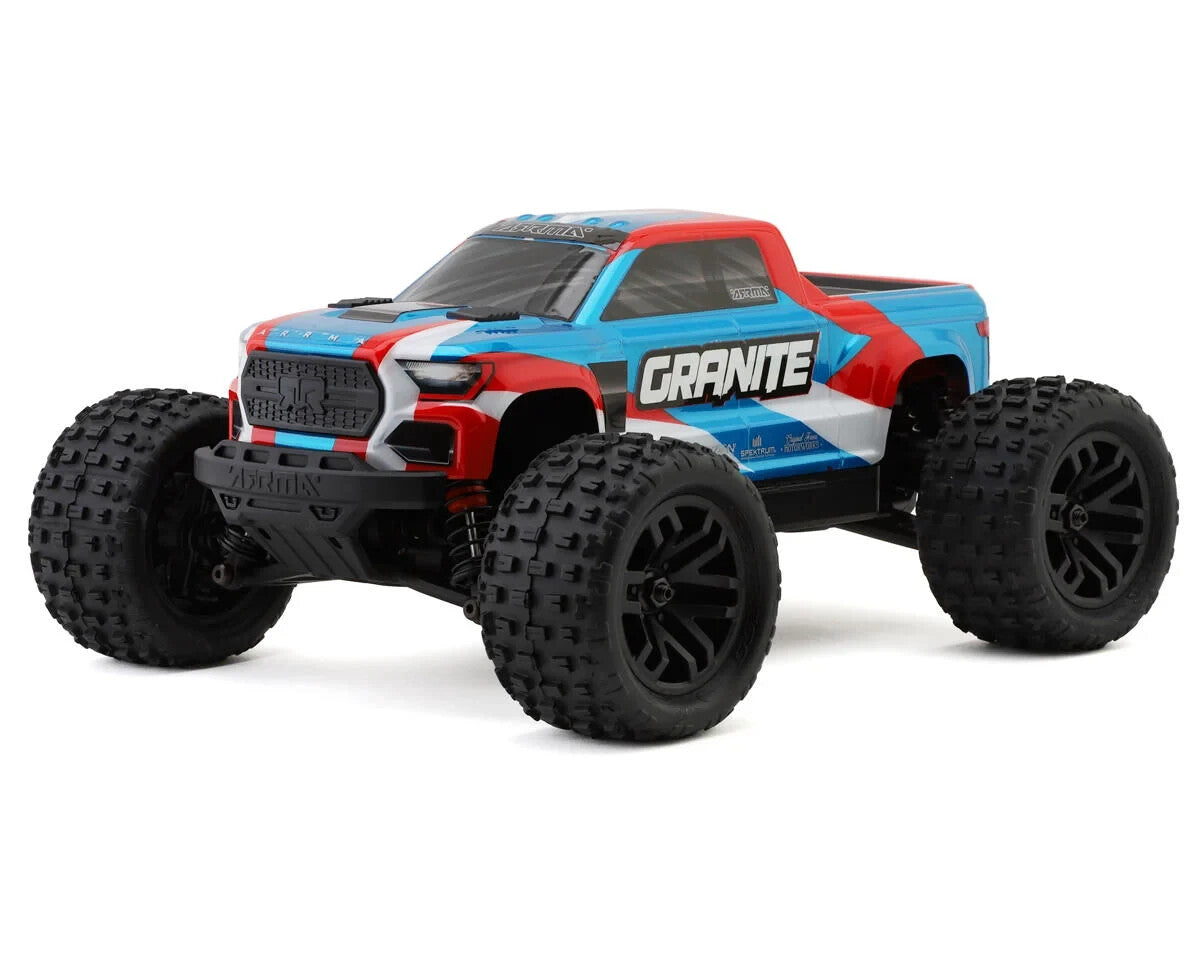 Arrma Granite Grom MEGA 4WD 380 Brushed 1/18 Monster Truck RTR (Blue) w/SLT2