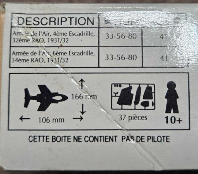 1:72 Scale Plastic Model Nieuport-Delage Ni-D 622 Heller 80224