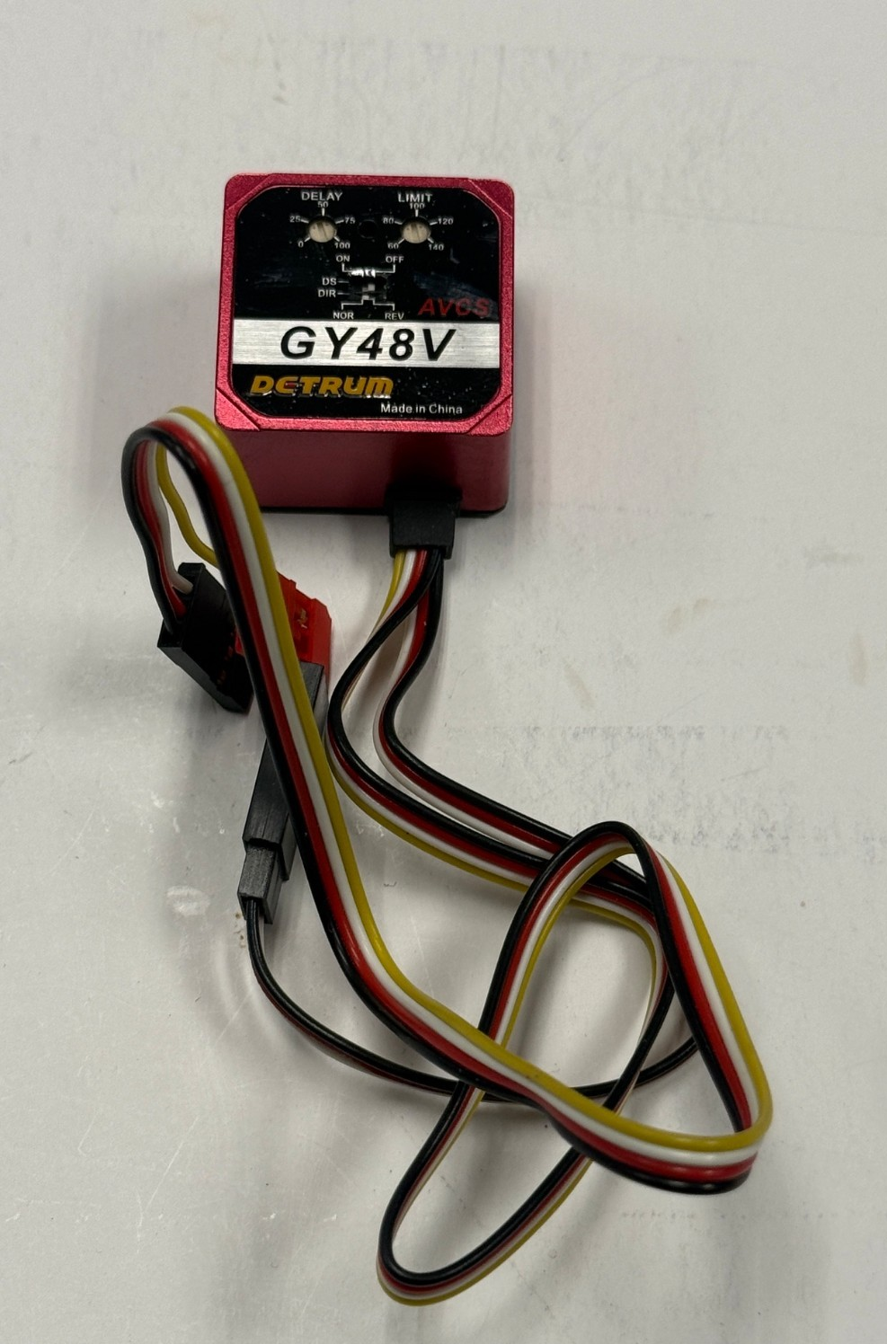 Detrum GY48V AVCS Heading Lock Gyro RC Helicopter Tail Gyro Stabilizer