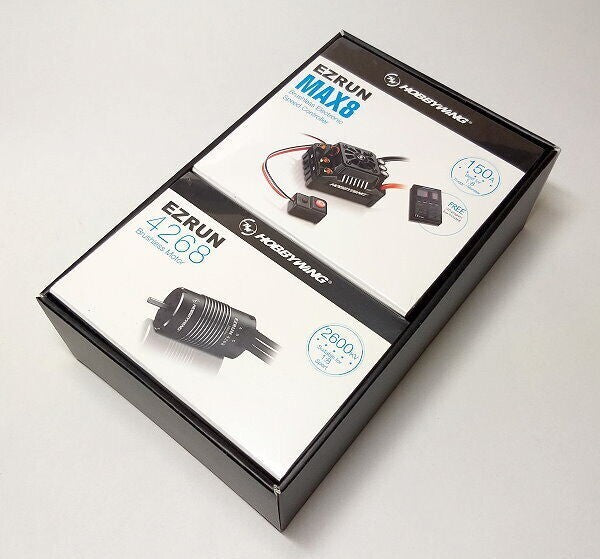 HOBBYWING EZRUN 4268SL 2600KV Motor / MAX8 ESC Combo 38010403 Traxxas Plug