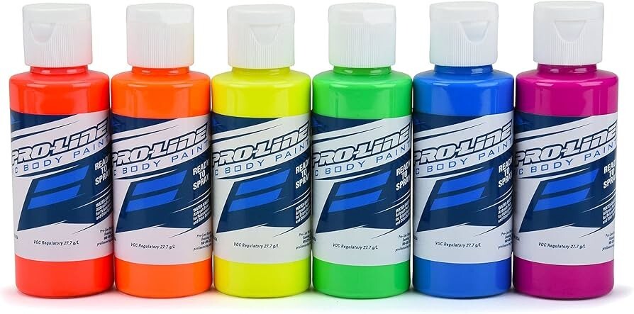 ProLine Racing RC Body Paint Fluorescent Color 6 Pack PRO632303