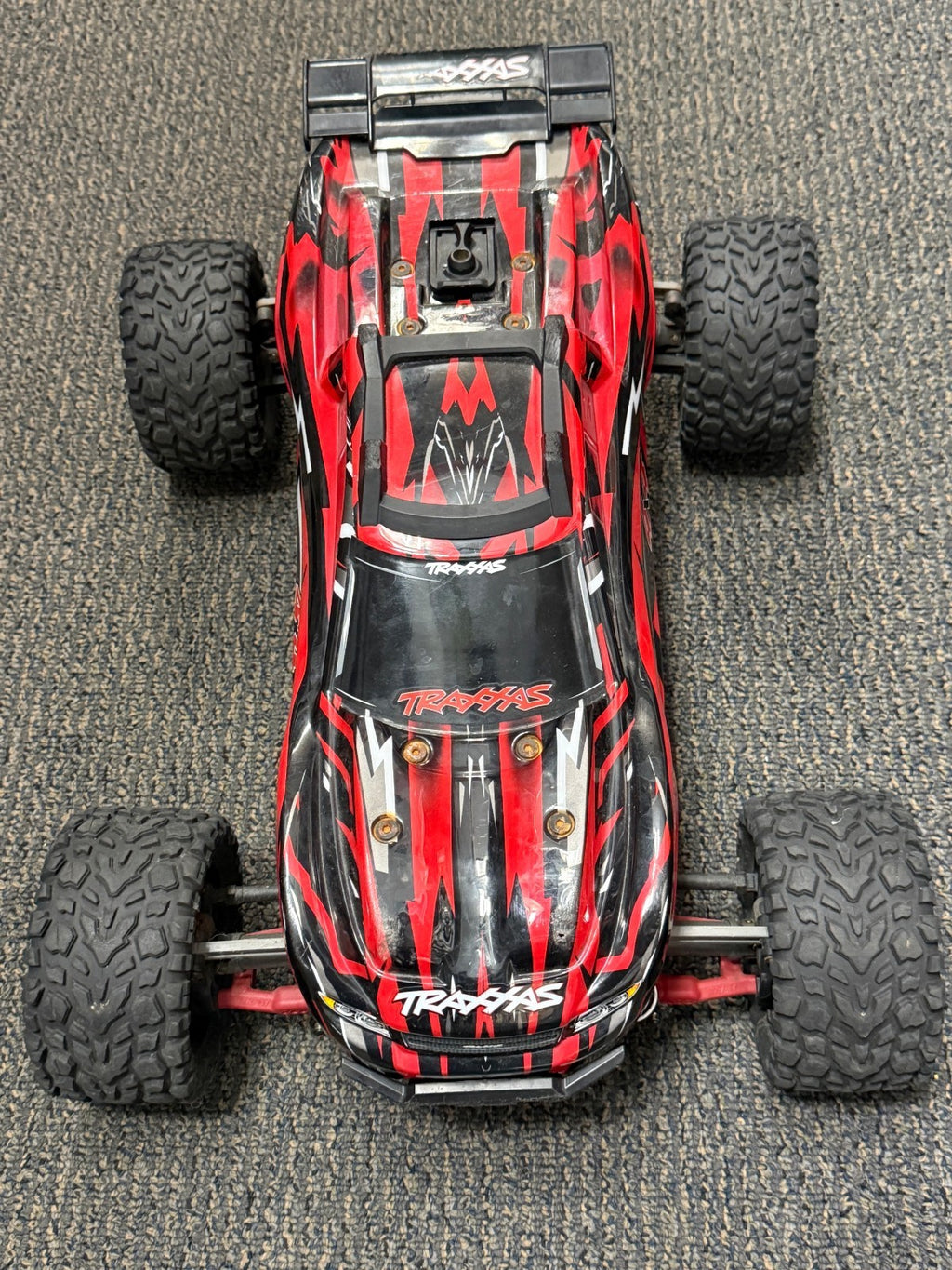 Traxxas Rustler 4WD 1/10 RC Stadium Truck Roller Chassis w/ Body and Wheels