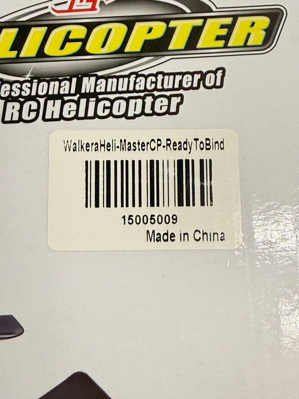 Walkera Master CP Flybarless RC Helicopter 15005009 Ready To Bind BNF New