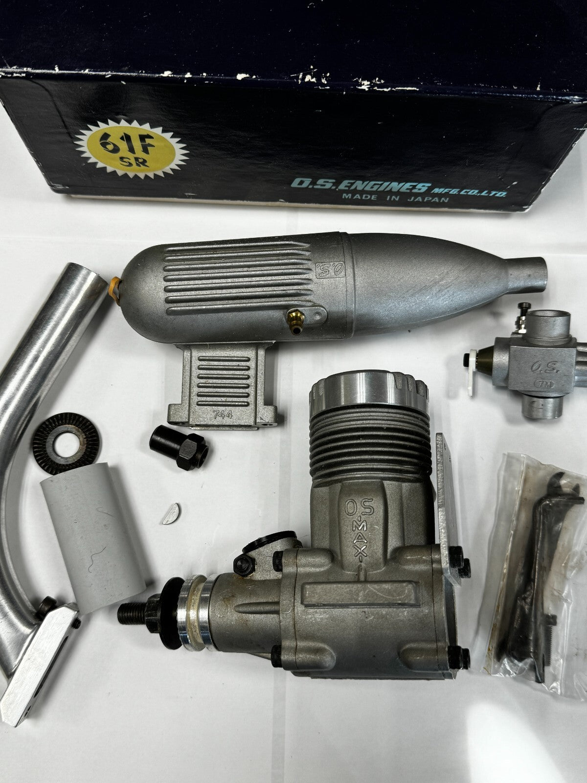 OS O.S. .61 61 FSR Two Stroke RC Remote Control Nitro Airplane Engine w/ Header