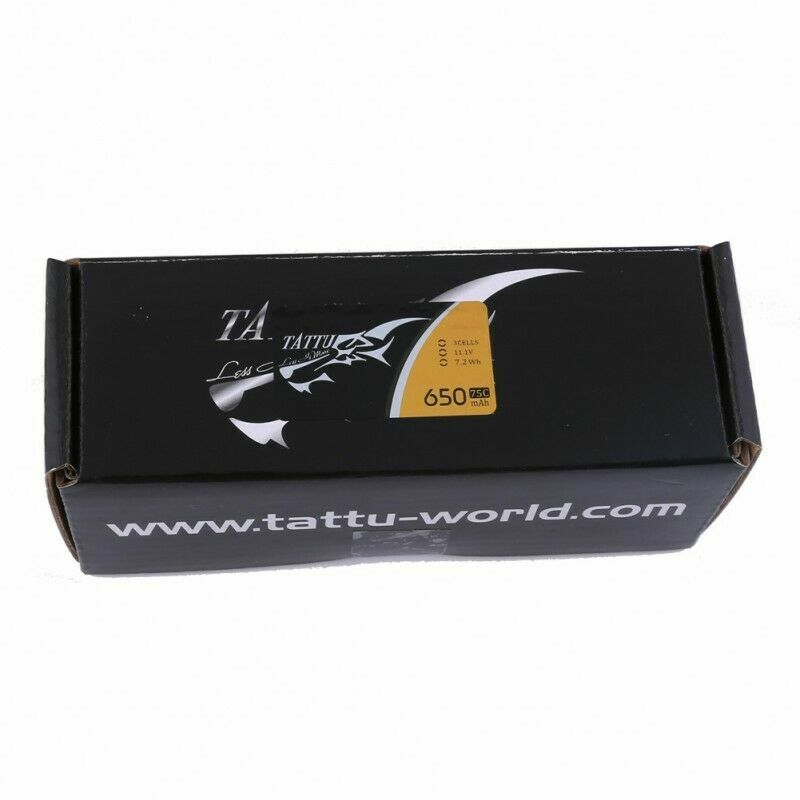 Tattu 11.1V 650mAh 75C RC Remote Control Lipo Battery 3S With XT30 Plug 