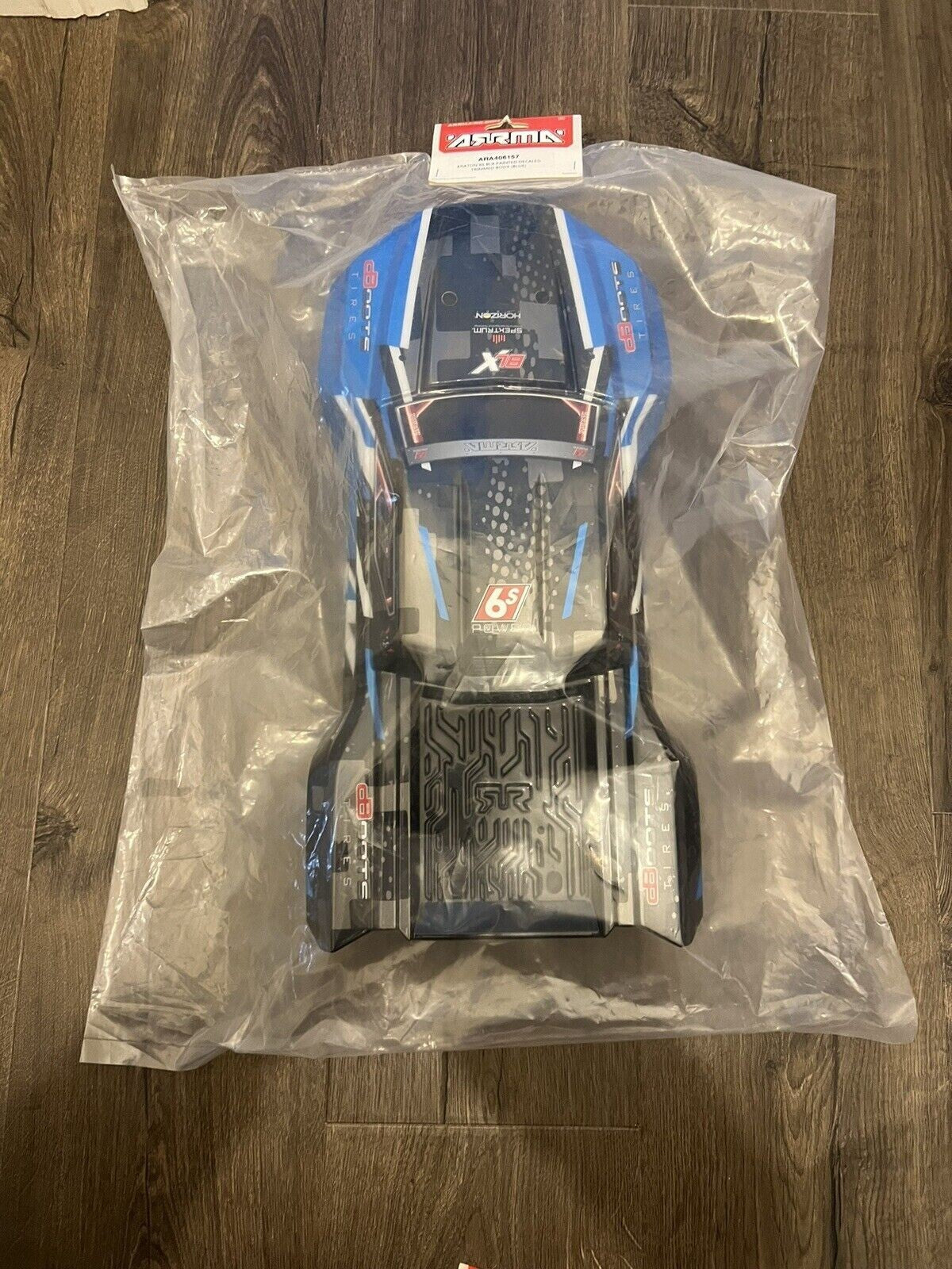 ARRMA Kraton 6S 1/8th Scale Finished RC Monster Truck Body Blue ARA406157 406157