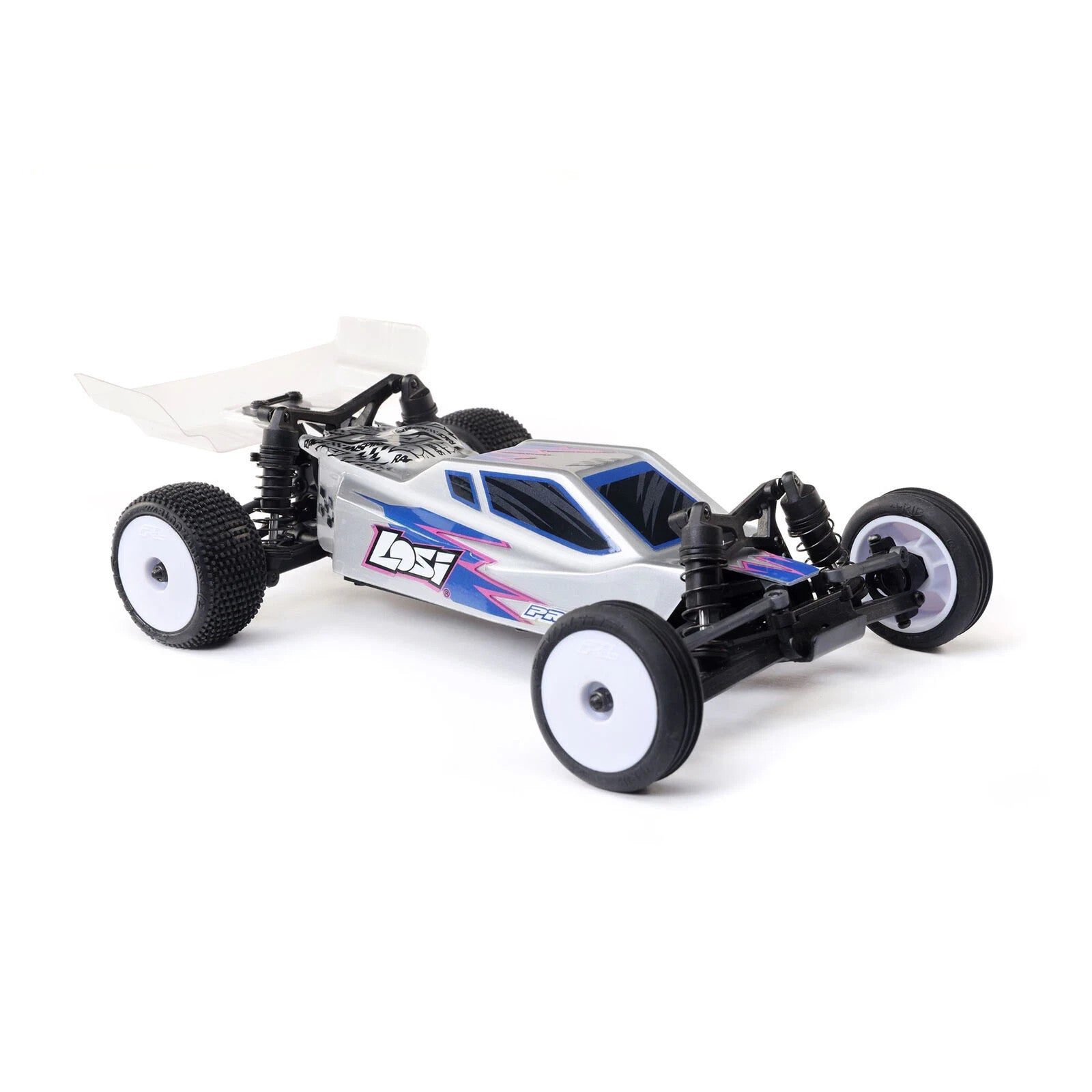 Losi LOS00007T2 1/24 Scale Micro-B MicroB 2WD RTR Ready to Run Buggy : Silver