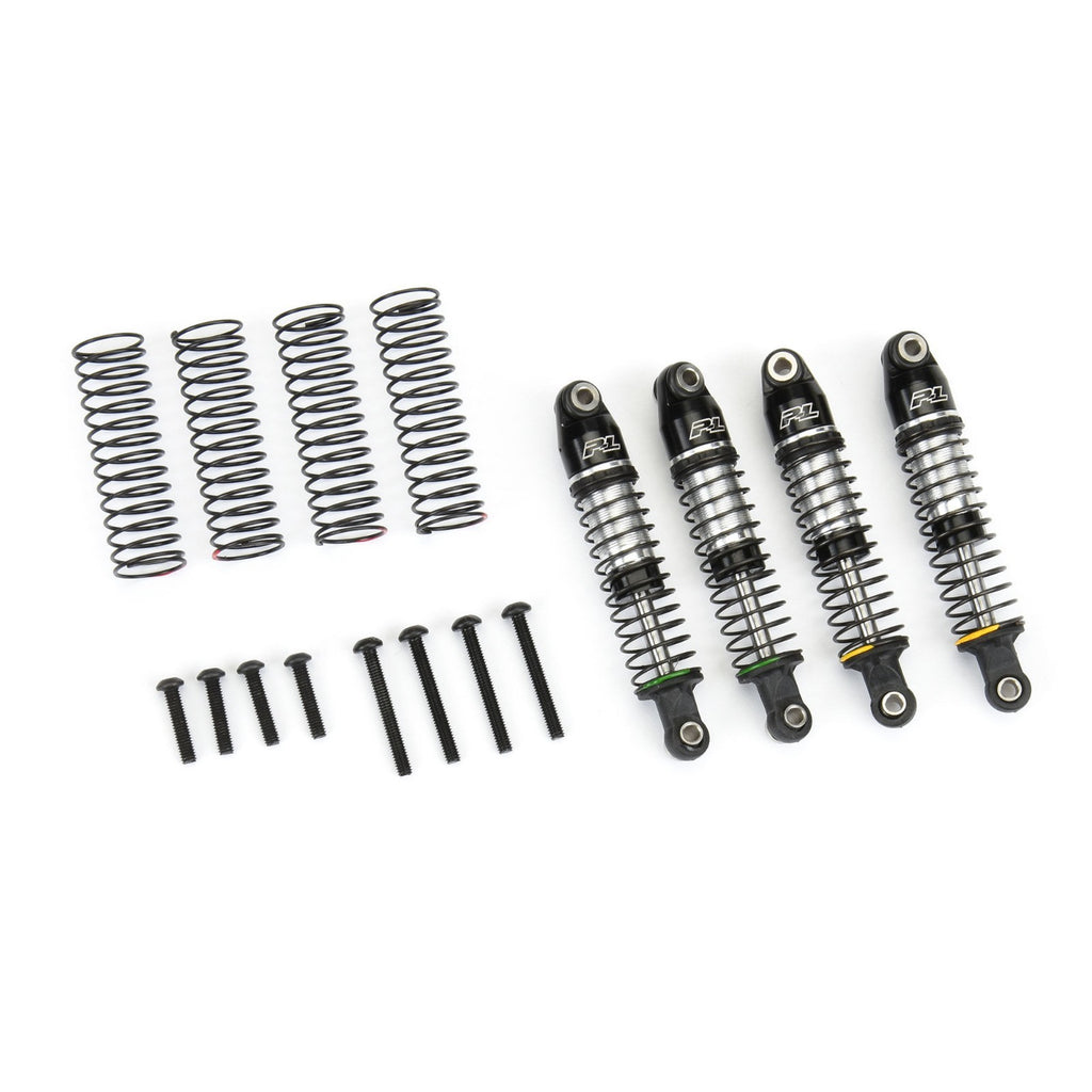 ProLine PRO639200 639200 1/18 Scale Big Bore Scaler Shocks (4) : Traxxax TRX-4M