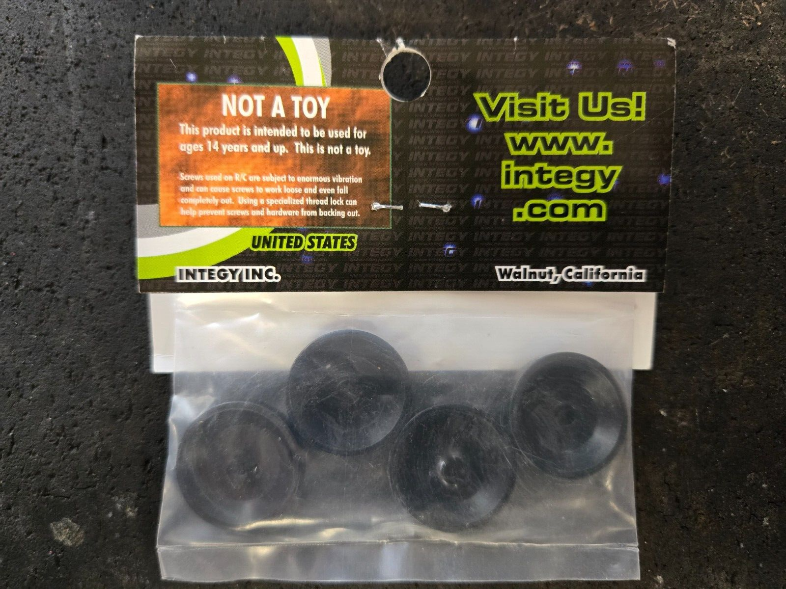 Integy Brass machined 26g hex hubs with Brake Disk Set for Axial SCX24