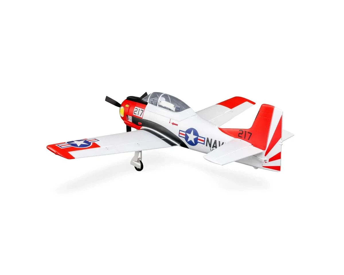E-flite EFlite T28 T-28 Trojan 1.2m BNF Bind in Fly Basic Electric RC Airplane
