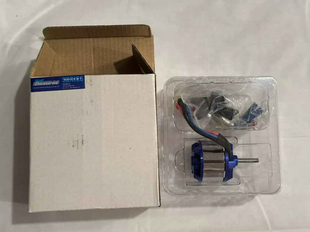 Exceed RC High Performance Brushless Motor 86mb23 3015-840 Kv D37 L35 Shaft 4