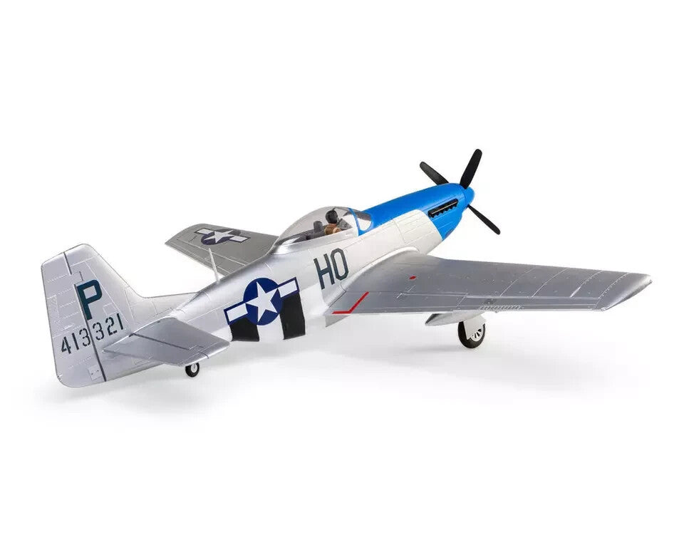 E-flite P-51D P51 Mustang BNF Bind in Fly Electric RC Remote Control Airplane