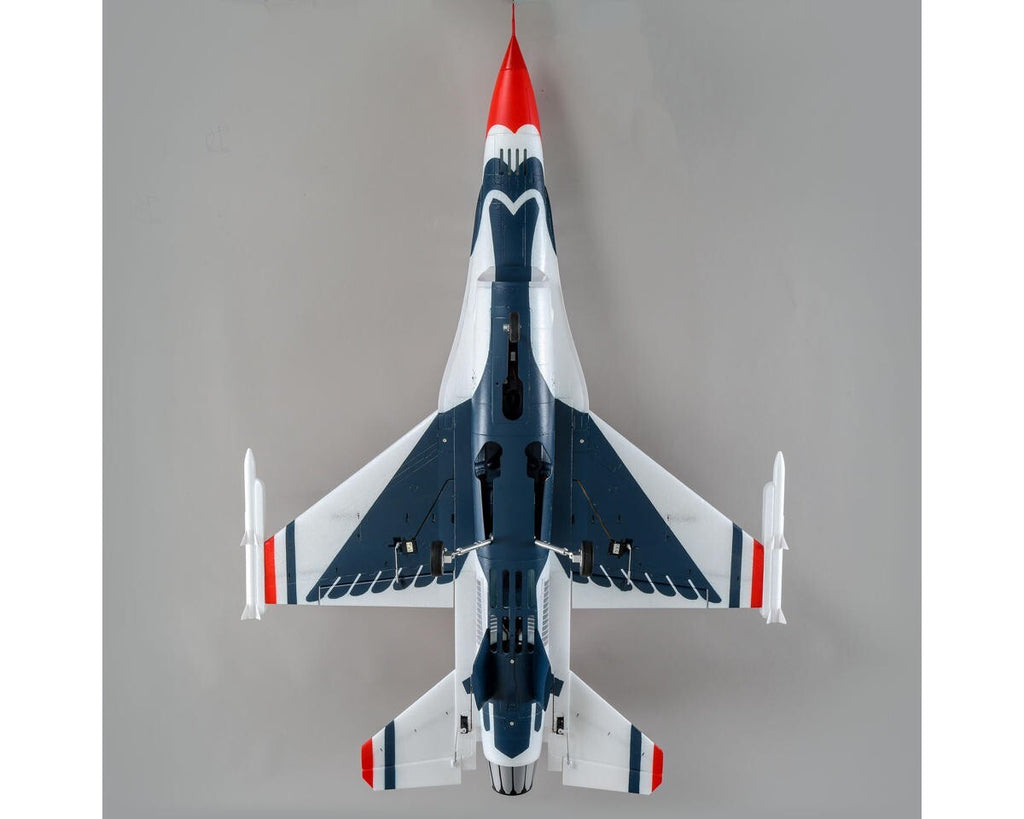 E-flite EFlite F-16 F16 70mm Thunderbirds EDF BNF Basic Jet Airplane AS3X & SAFE