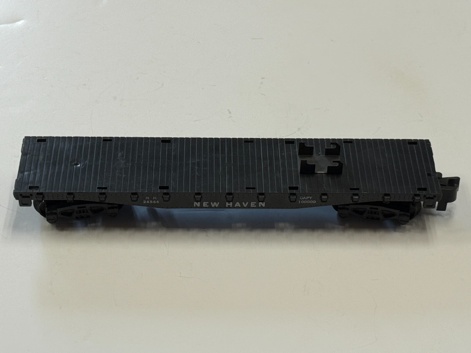 American Flyer " PIKEMASTER" 24566 NEW HAVEN AUTO TRANSPORT Blue COMPLETE, EX!