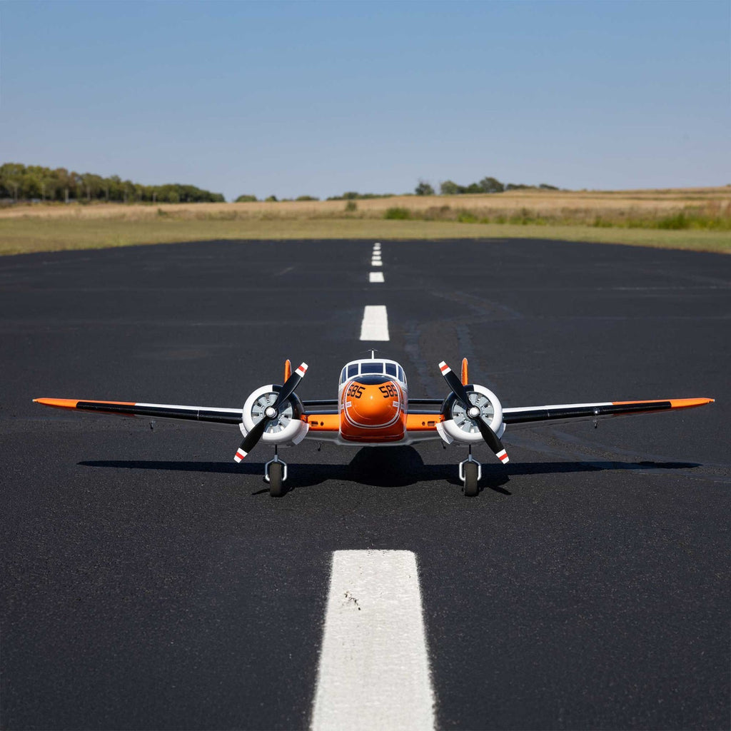 Beechcraft D18/RC-45J 1.5m BNF Basic with AS3X+ and SAFE Select EFL-3726