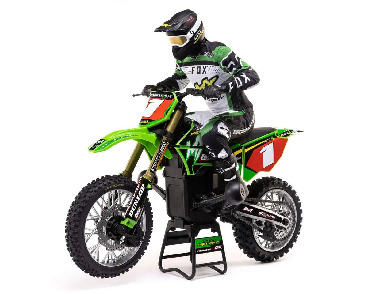 Losi Promoto-MX RTR 1/4 Brushless Dirt Bike (FXR) w/2.4GHz DX3PM Radio & MS6X