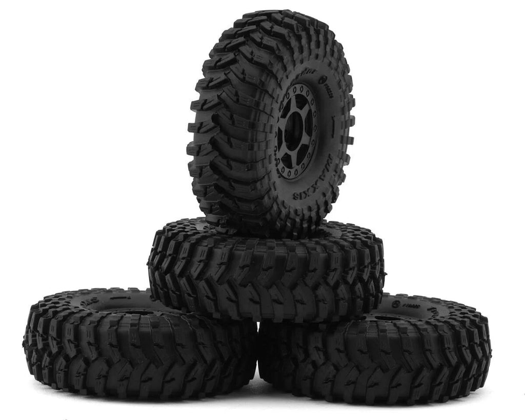 Pro-Line PRO1022510 1/24 Maxxis Trepador F/R 1.0" Tires MTD 7mm Blck Holcomb (4)