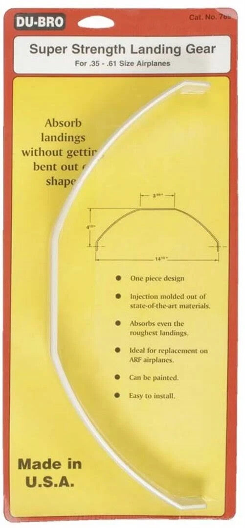 DuBro 789 Super Strength RC Remote Control Airplane Landing Gear: .35-.50 DUB789