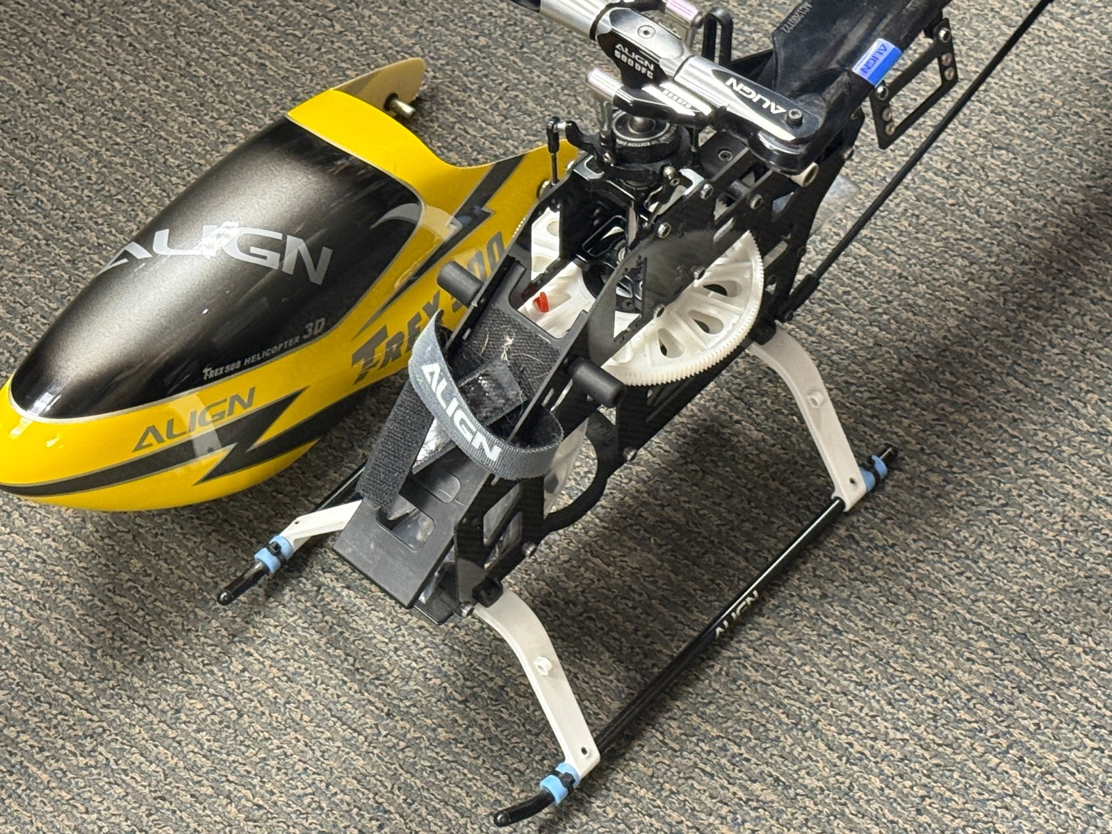 Excellent Align 500 DFC Flybarless RC Remote Control Helicopter Airframe
