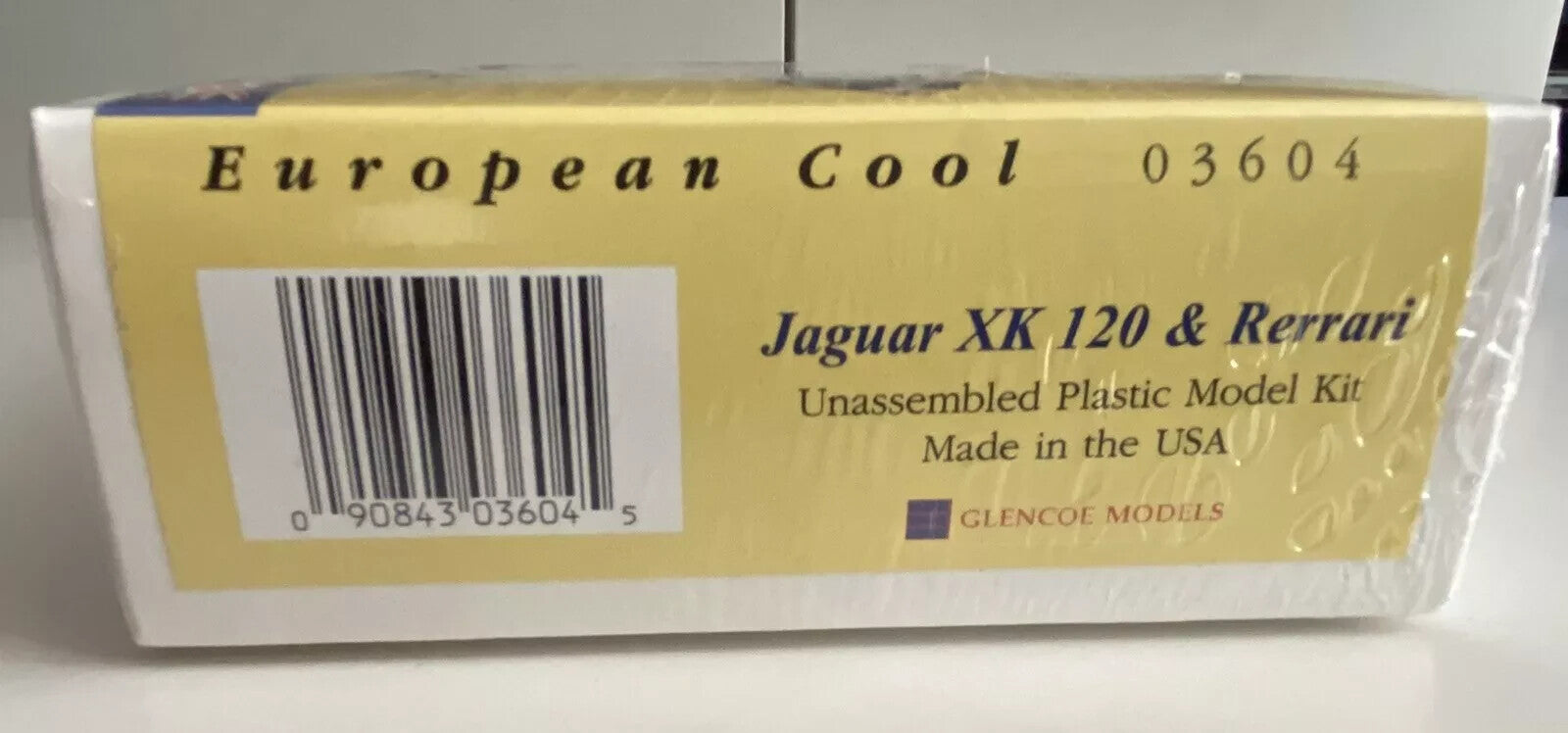 Glencoe Models #03604 European Cool Jaguar & Ferrari - 2 Mini Kits