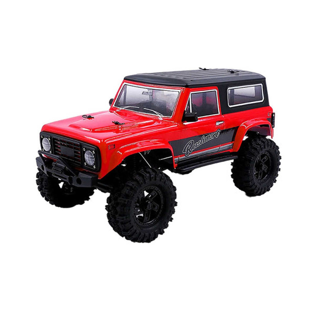 Furitek FUR-2556 - 2024 Rushmore Brushless 1/18 4X4 Crawler RTR, Red
