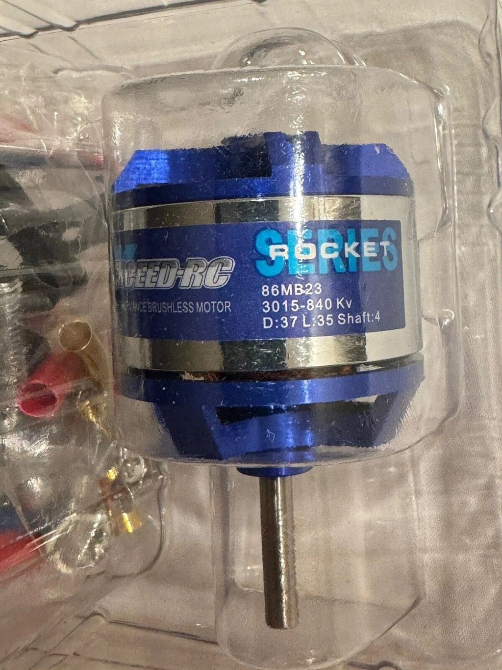 Exceed RC High Performance Brushless Motor 86mb23 3015-840 Kv D37 L35 Shaft 4