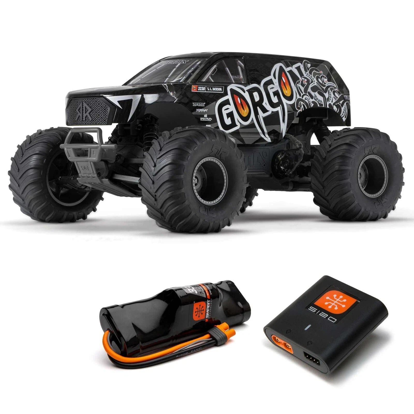 ARRMA ARA3230SKT1 1/10 Gorgon 4X2 MEGA Monster Truck Kit w/Battery & Charger