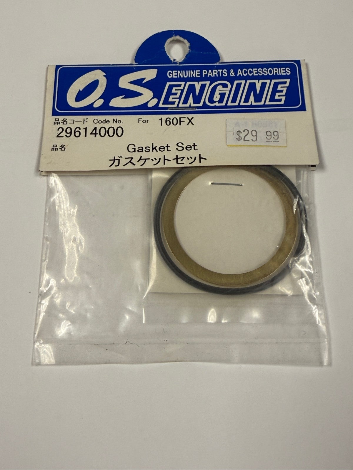 O.S. OS 29614000 RC Remote Control Engine Gasket Set For: 1.60 160 FX