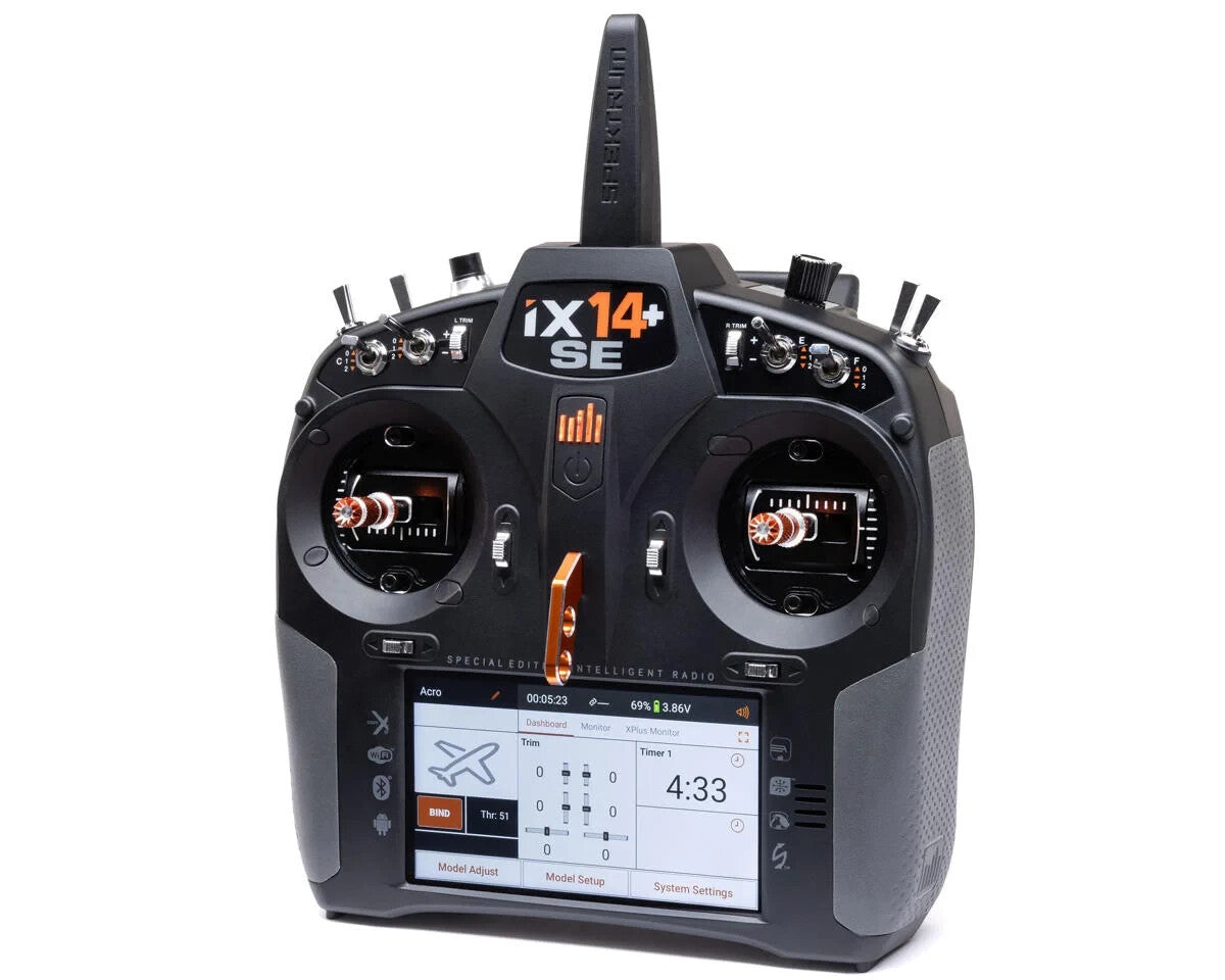 Spektrum RC iX14+ SE IX14SE 2.4GHz DSMX 20-Channel Transmitter SPMR14020