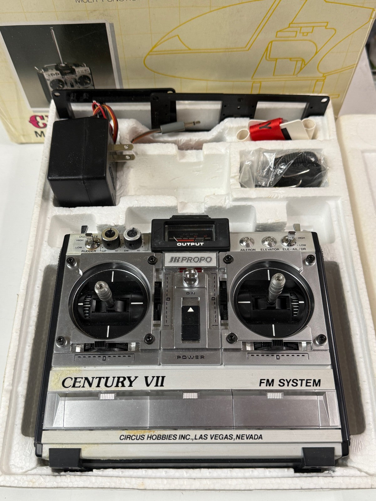 Circus Hobbies Century VII JR FM 72mhz RC Airplane Remote Control System