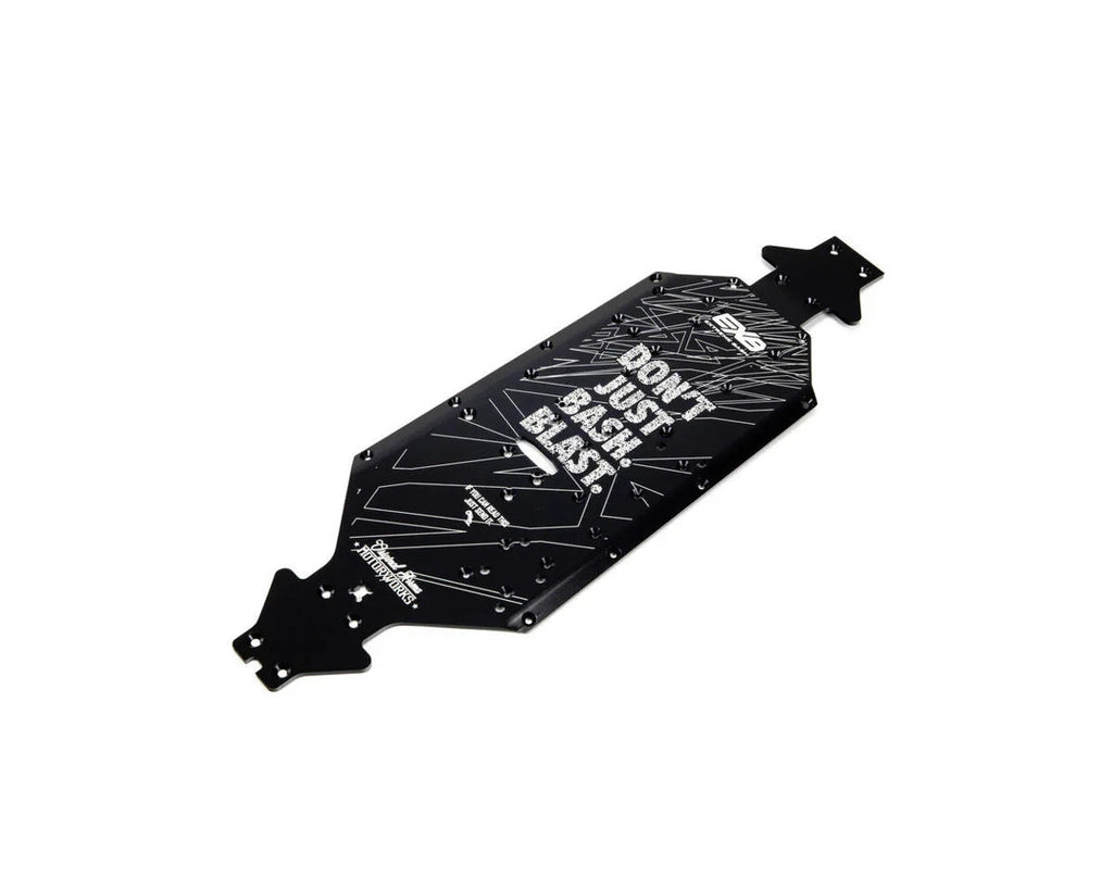 Arrma Notorious / Outcast / Typhon 7075 Alloy Black SWB Chassis ARA320572 320572