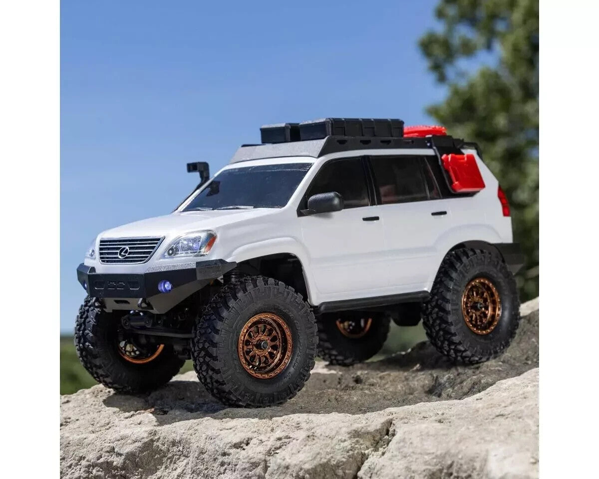 Axial SCX24 Lexus GX 470 1/24 4WD RTR Scale Mini Crawler White AXI1532T1
