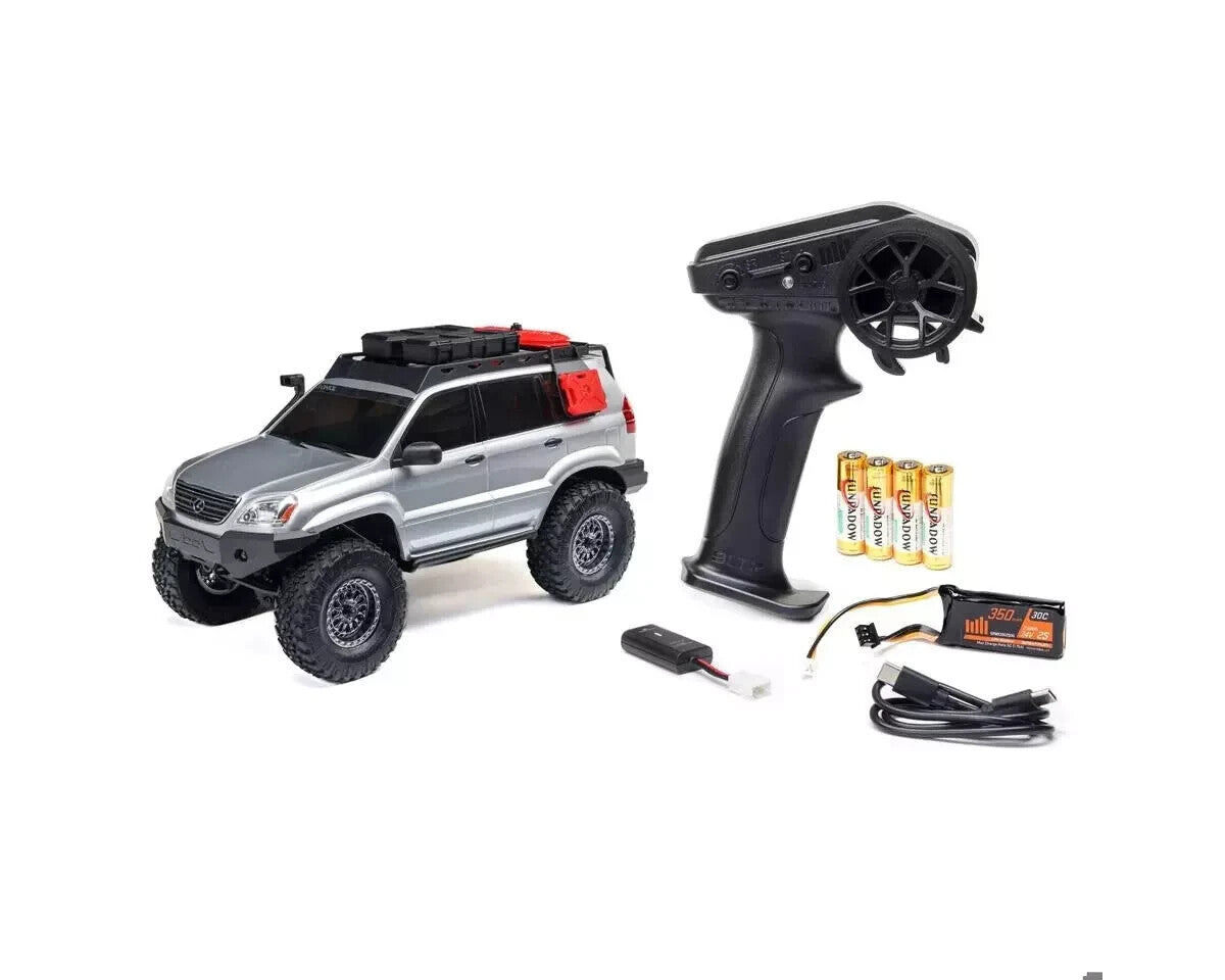 Axial SCX24 Lexus GX 470 1/24 4WD RTR Scale Mini Crawler Silver AXI1532T2
