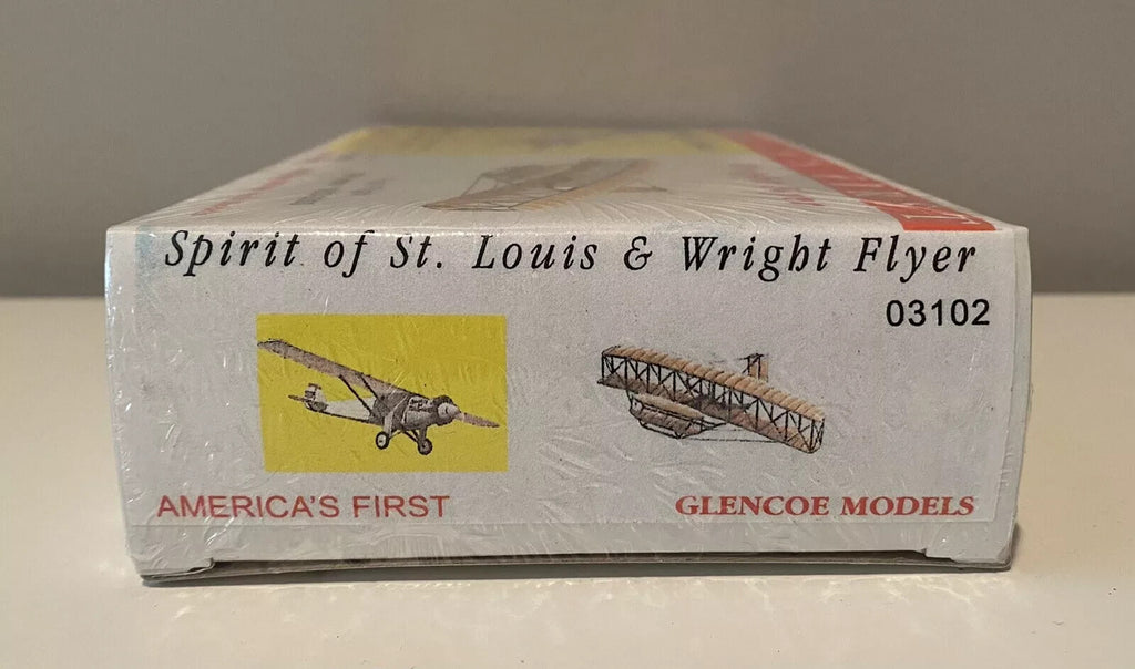 Glencoe Models 03102 AMERICA'S FIRST Spirit of St Louis & Wright Flyer Model Kit