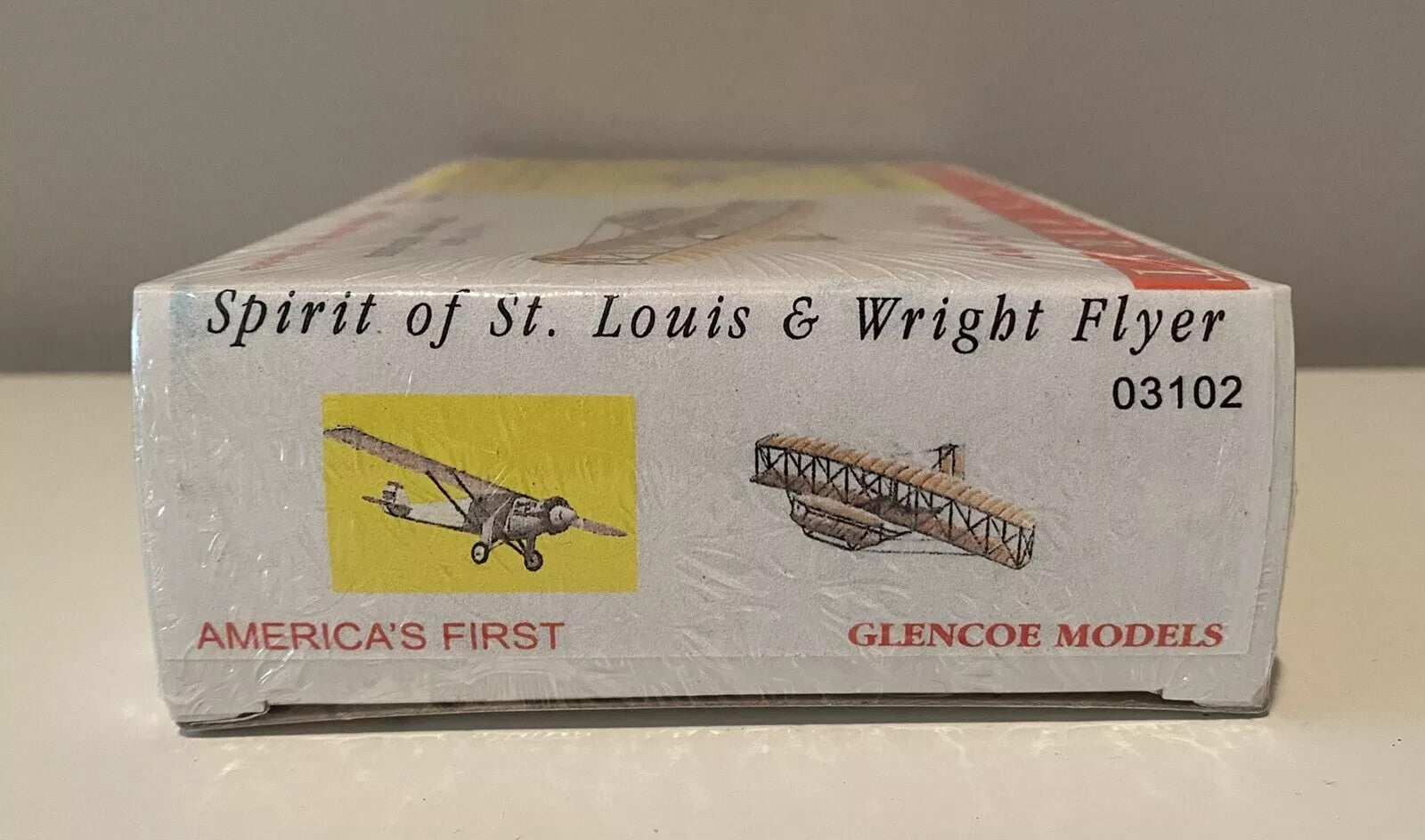 Glencoe Models 03102 AMERICA'S FIRST Spirit of St Louis & Wright Flyer Model Kit