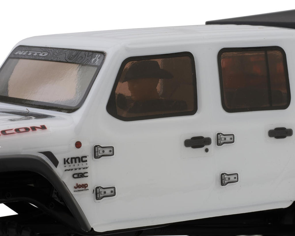 Axial SCX24 Jeep JT Gladiator 1/24 Scale 4WD RTR Ready To Run Crawler White