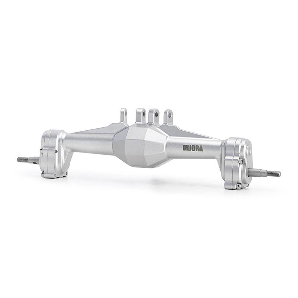 INJORA 4M-104SRFR +5mm Diamond Portal Axles Lay Down Servo TRX-4M Silver