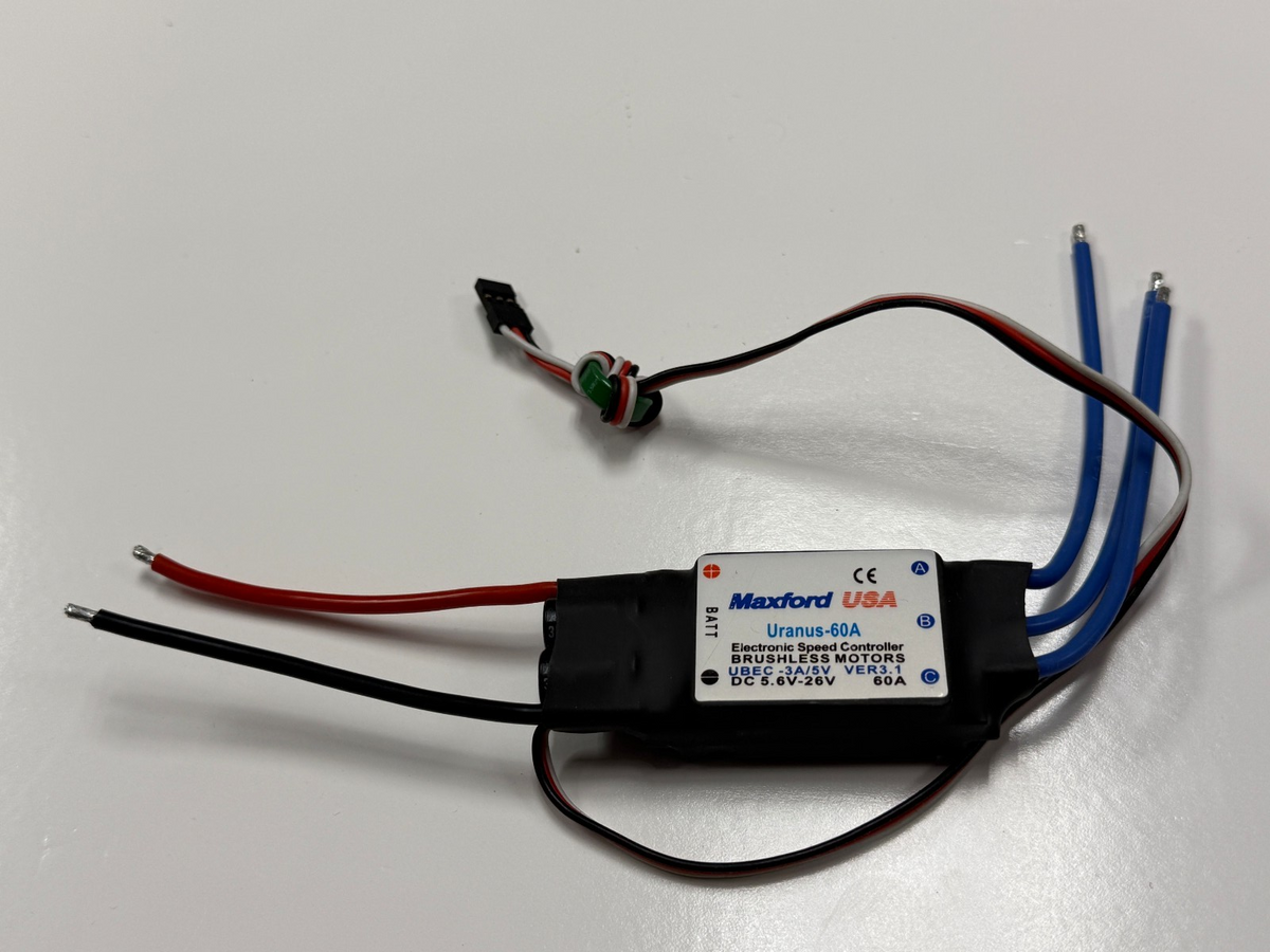 Maxford USA Uranus-60A Brushless ESC Electronic Speed Controller UBEC VER3.1