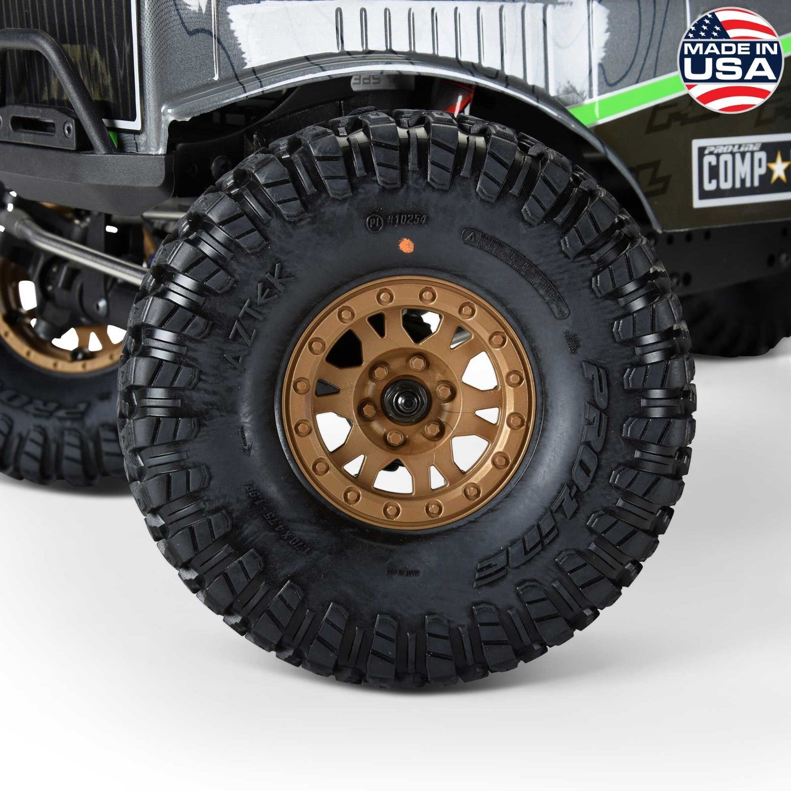 Proline 1/10 SE Aztek G8 1.9" Crawler Tires 12mm Bronze Impulse 2x PRO1025415