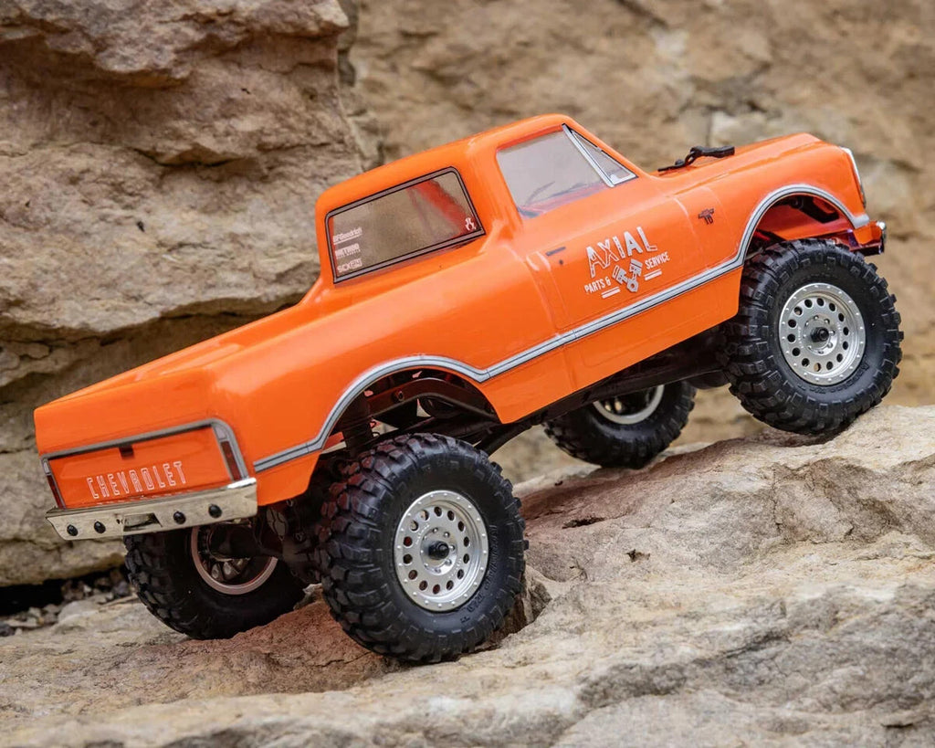 Axial SCX24 1967 Chevrolet C10 1/24 4WD RTR Scale Mini Crawler Orange w/ 2.4GHz