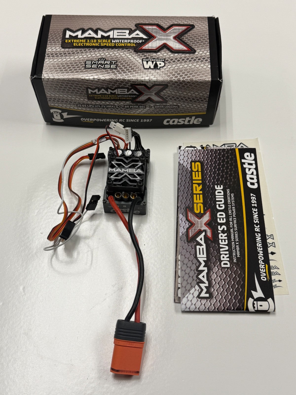 Castle Creations Mamba X Waterproof 1/10 Scale Brushless ESC CSE010015500