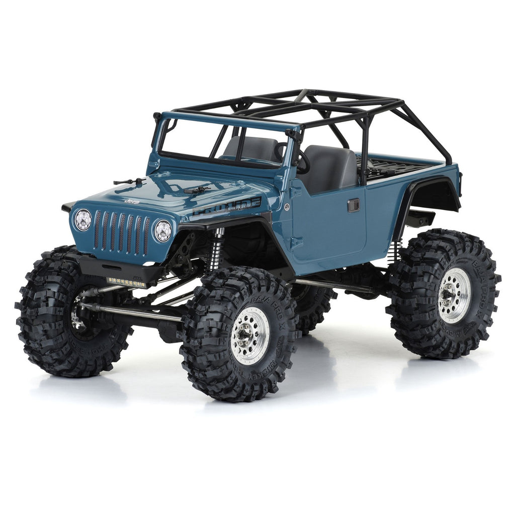 Pro-Line 364400 2004 J33P LJ Clear Body with Trail Cage & Scale Molded Accessori