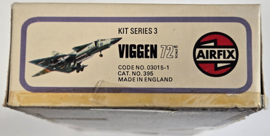Airfix 1/27 SAAB Viggen Cat No. 395 Code No. 03015-1