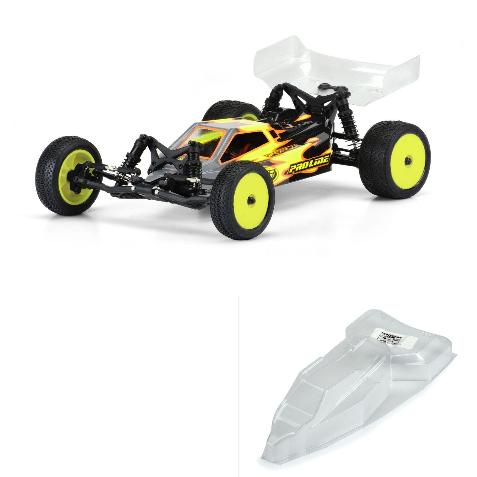 ProLine Axis Light Weight Body w/ Wing for Losi Mini-B Mini B PRO356000 356000