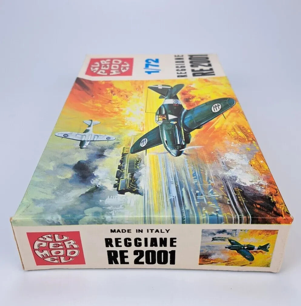 90. MISB Super Model No. 10-003 1/72 Reggiane RE 2001 Airplane Model Kit