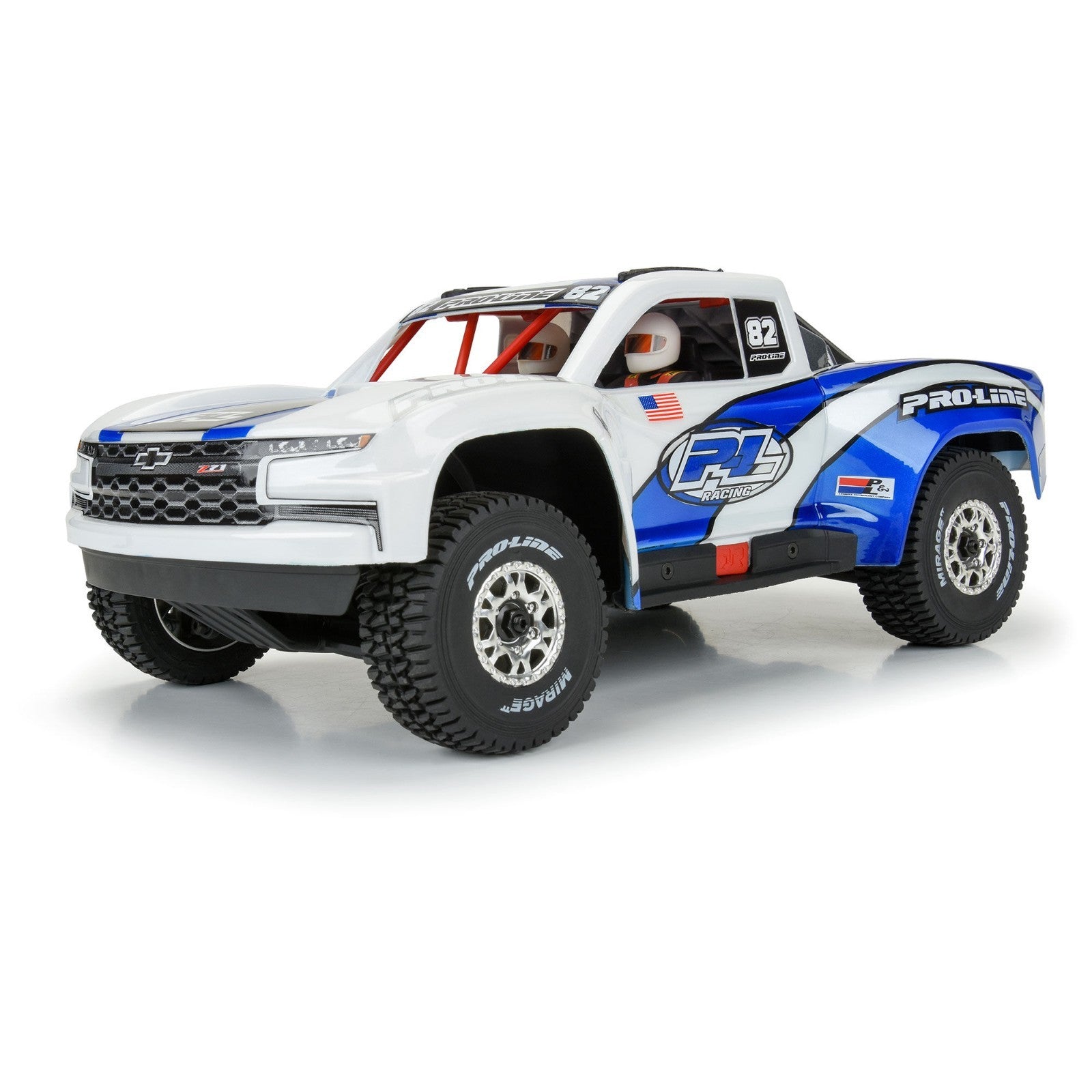 ProLine 367517 PreCut 2019 Chevy Silverado Trophy Truck Clear Body Arrma Mojave